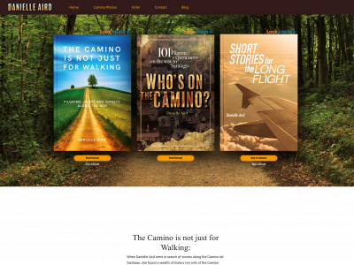 danielleaird.com snapshot