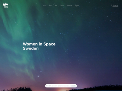 womeninspace.se snapshot