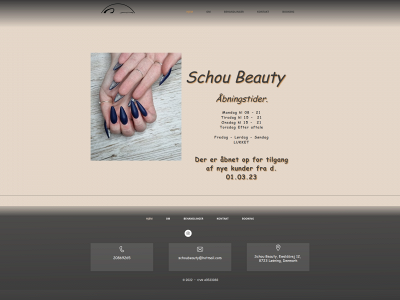 schoubeauty.dk snapshot