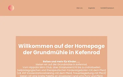 grundmuehle-kefenrod.de snapshot