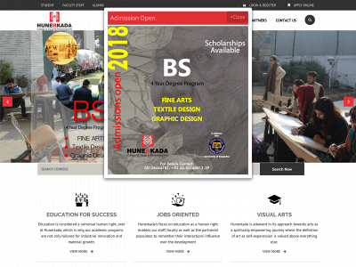 hunerkadalahore.edu.pk snapshot