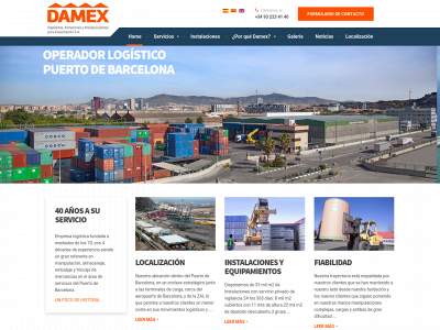 www.damex.es snapshot
