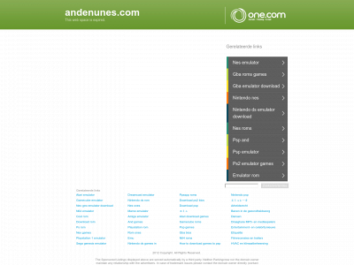 andenunes.com snapshot