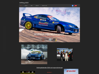 andreasliljamotorsport.se snapshot