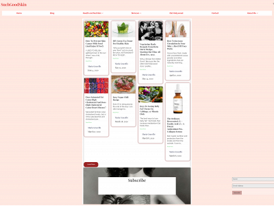 suchgoodskin.com snapshot