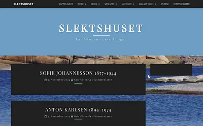 slektshuset.no snapshot