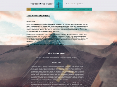 thegoodnewsofjesus.org snapshot