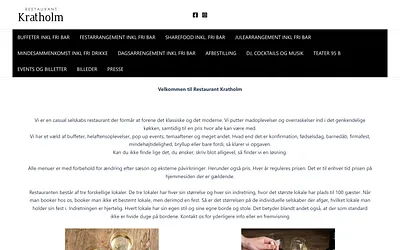 restaurantkratholm.dk snapshot