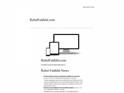 rebelfaithful.com snapshot