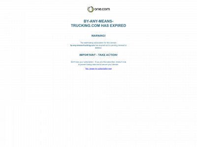 by-any-means-trucking.com snapshot