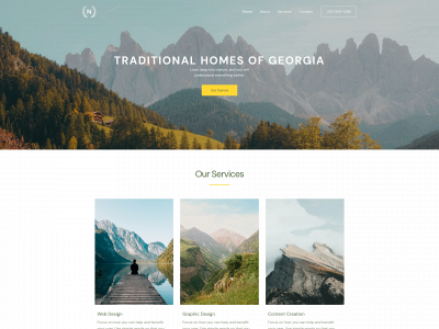 traditionalhomesofga.com snapshot