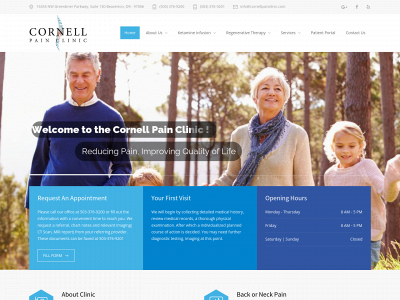 cornellpainclinic.com snapshot