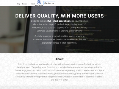 idelsoft.com snapshot