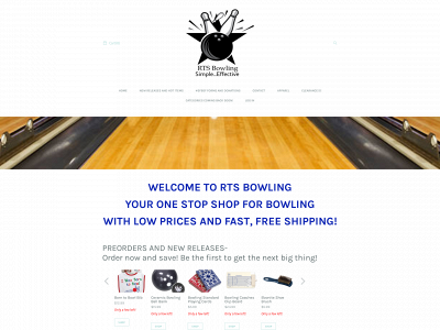 www.rtsbowlingstore.com snapshot