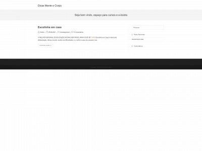 dicasmentecorpo.com snapshot