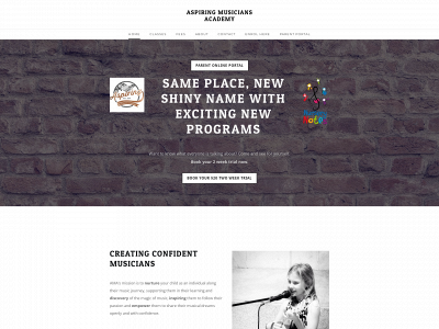 www.aspiringmusiciansacademy.com.au snapshot