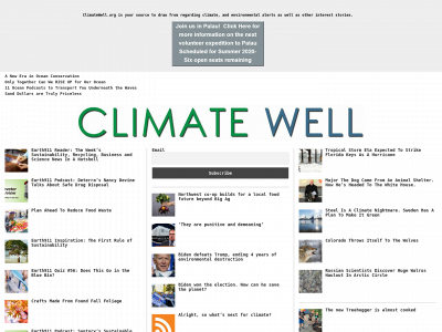 climatewell.org snapshot