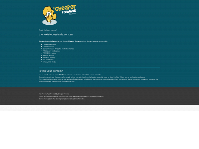 thenextstepozstralia.com.au snapshot
