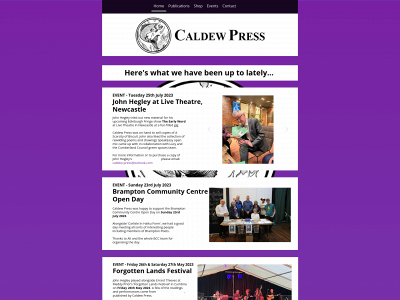 caldewpress.com snapshot
