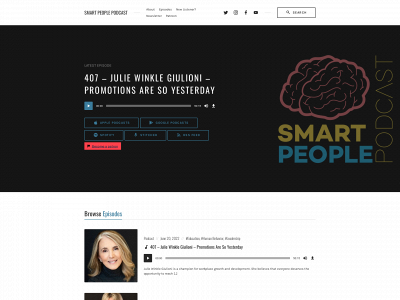 smartpeoplepodcast.com snapshot