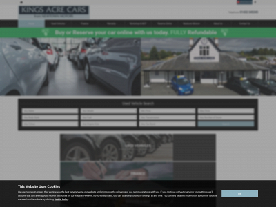 kingsacrecars.com snapshot