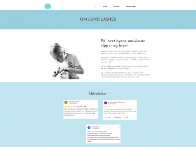lundlashes.dk snapshot