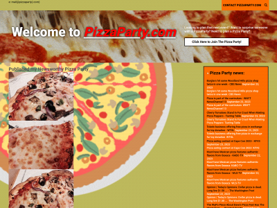 pizzaparty.com snapshot
