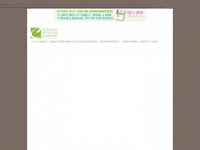 creativenutritionmarketing.com snapshot