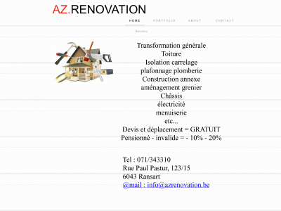 azrenovation.be snapshot