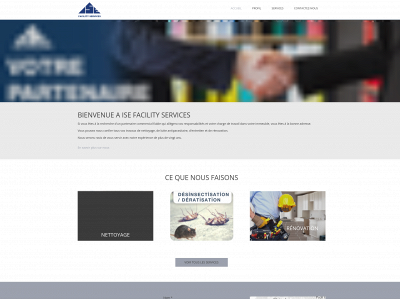 isefacilityservices.be snapshot