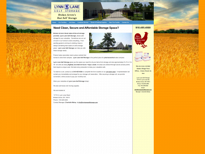 lynnlaneselfstorage.com snapshot