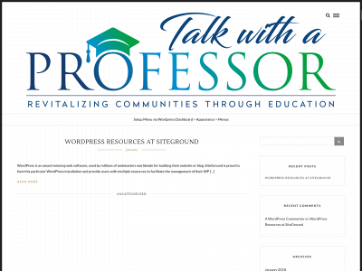 talkwithaprofessor.com snapshot