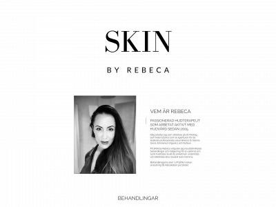 skinbyrebeca.se snapshot