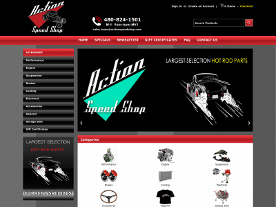 actionspeedshop.com snapshot