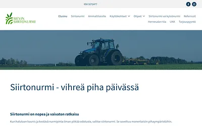 sievinsiirtonurmi.fi snapshot