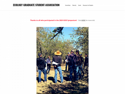 egsa.ucdavis.edu snapshot