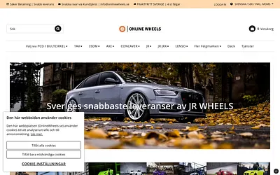 onlinewheels.se snapshot