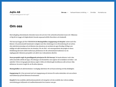 aqtio.se snapshot