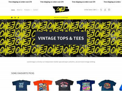 www.one3vintage.com snapshot