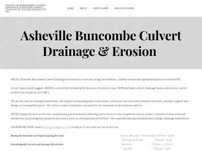 www.abculvert.com snapshot
