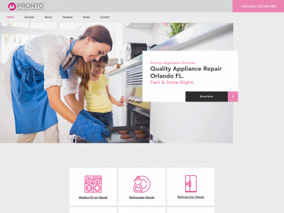 www.prontoapplianceservice.com snapshot