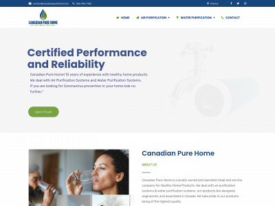 canadianpurehome.com snapshot