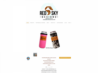 www.redskydesigns.com snapshot