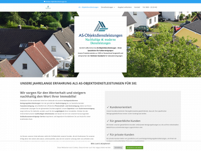 as-objektdienstleistungen.de snapshot
