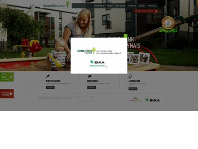 santariskiunamai.lt snapshot