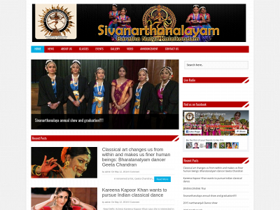 sivanarthanalayam.com snapshot