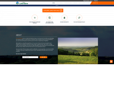thelandstore.com snapshot