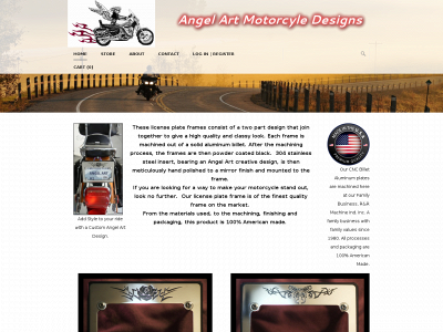 www.angelartmotorcycledesign.com snapshot