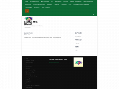 coastalbendemmaus.org snapshot