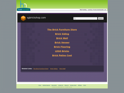sgbrickshop.com snapshot